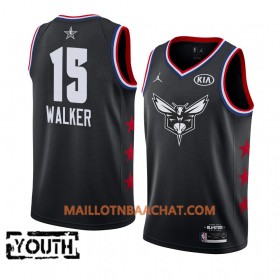 Maillot NBA Charlotte Hornets Kemba Walker 15 2019 All-Star Jordan Brand Noir Swingman - Enfant